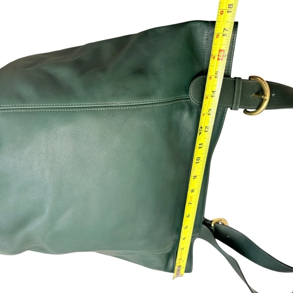 Coach rare vintage green leather large soho bag 4082 - Picture 6 of 14